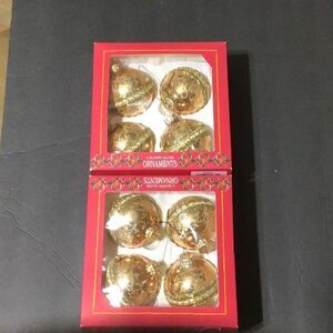Vintage KREBS blown glass ornaments made in the good old USA 2 boxes of 4